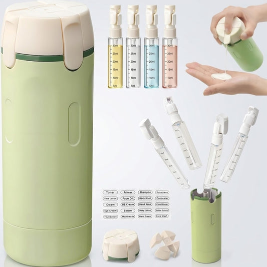 Dispensador 4 en 1 para viaje